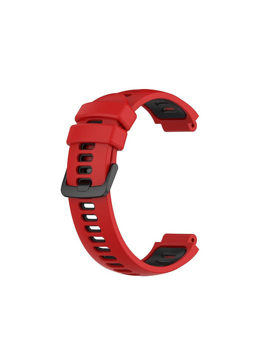 Best Accessories Silicone Strap Two-color Red Black Garmin Forerunner 220 230 235 620 630 735xt