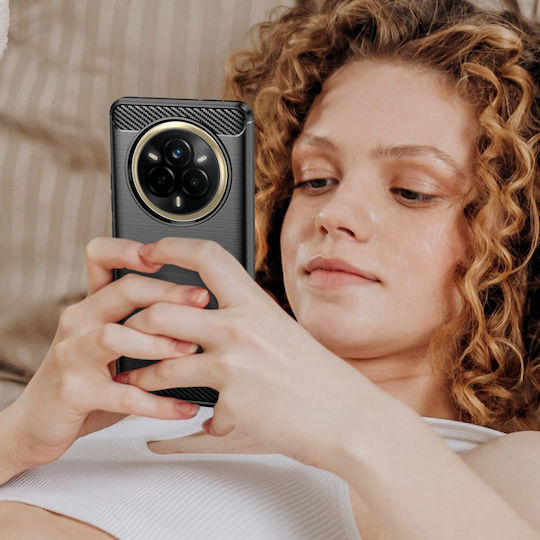 Θήκη Realme 14 Pro+ 5g Carbon Μαύρη
