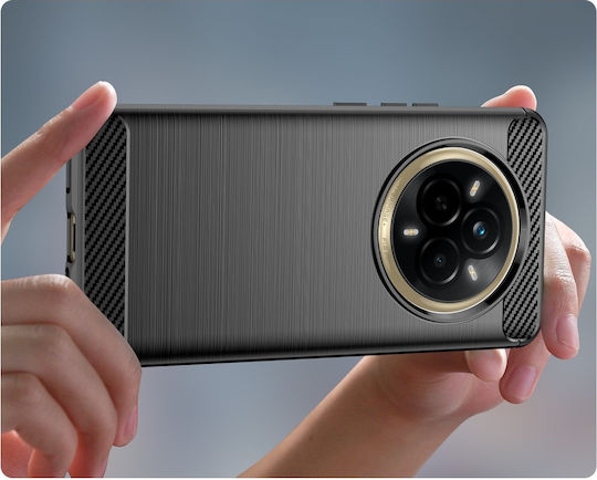 Θήκη Realme 14 Pro+ 5g Carbon Μαύρη