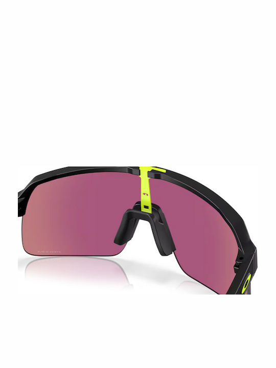 Oakley Lite Men's Sunglasses with Black Plastic Frame and Multicolour Mirror Lens OO9463-79