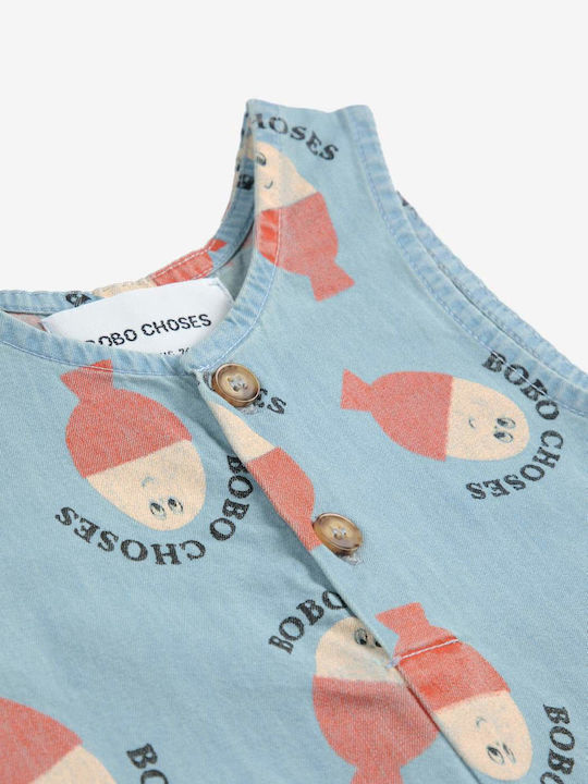 Bobo Choses Bodys-Uri Pentru Bebelusi Denim