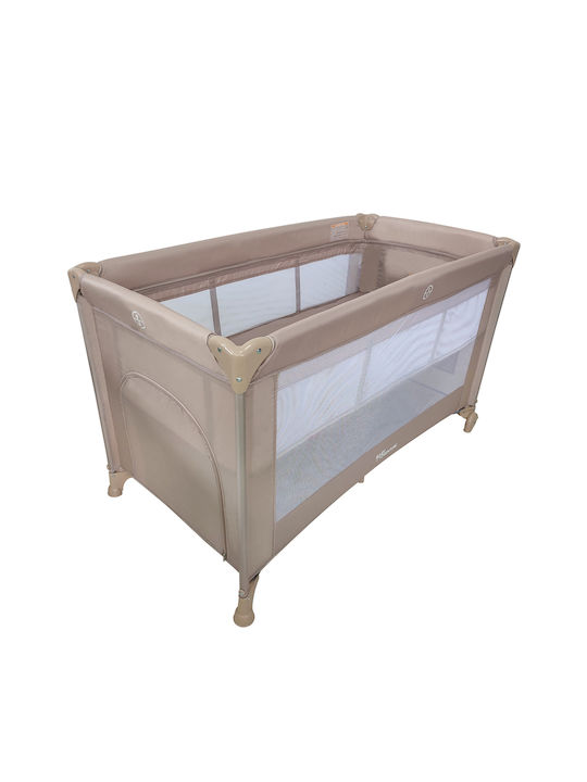 Baby Adventure Dream Park with Mattress Beige 120x60cm