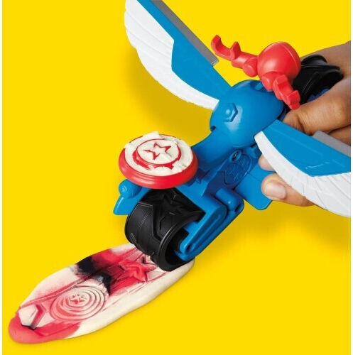 Hasbro Play-Doh Plasticină Set De Joc Captain America Pentru 3+ Ani 3 Buc