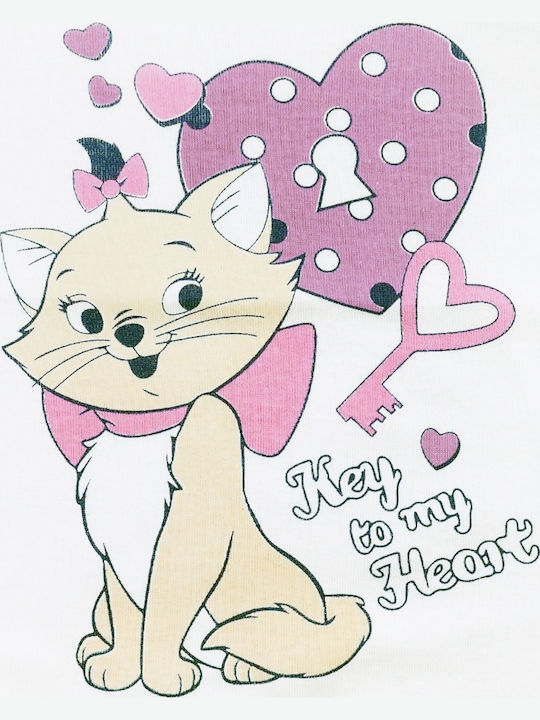 Biyo Key To My Heart Maiou pentru copii Alb