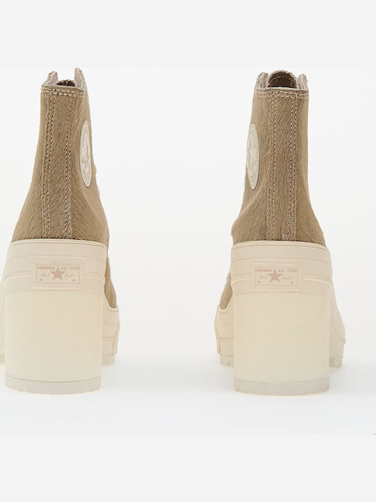 Chuck 70 De Luxe Γυναικεία Μποτάκια Μπεζ