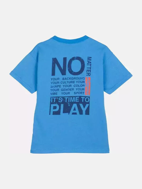 Детска тениска Син Time To Play