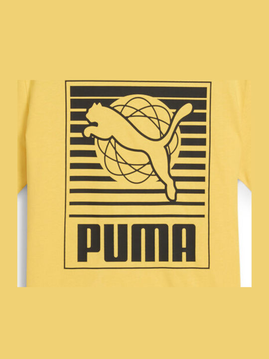 PUMA Kinderoberteile T-Shirt Gelb