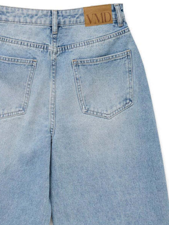 Γυναικείο Τζιν Ψηλόμεσο Σορτς Light Blue Denim