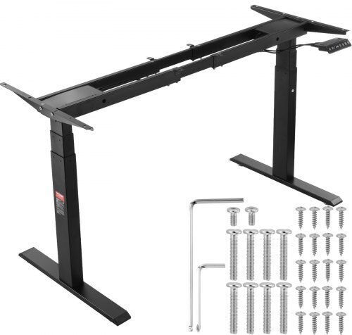 Vevor Collapsible Desk Base made of Metal Black Color 120x60x65cm