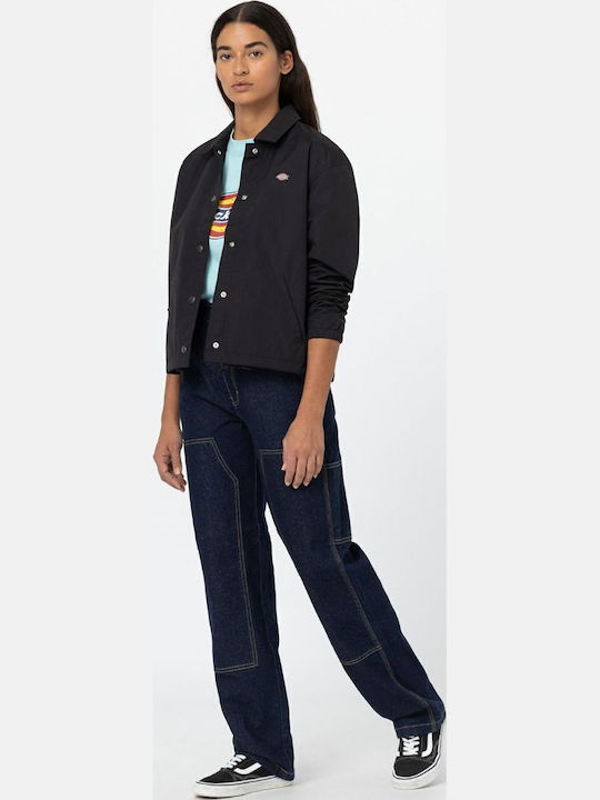 Oakport Women's Crop Lifestyle Jacket for Winter Black