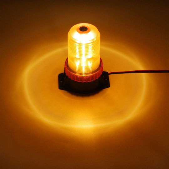 ACP Φάρος Αυτοκινήτου LED 12 / 24V Αδιάβροχος με Πορτοκαλί Φωτισμό