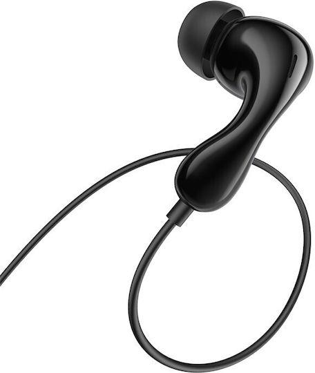 Baseus Encok Cz20 In-Ear Freisprecheinrichtung Kopfhörer mit Stecker USB-C Schwarz
