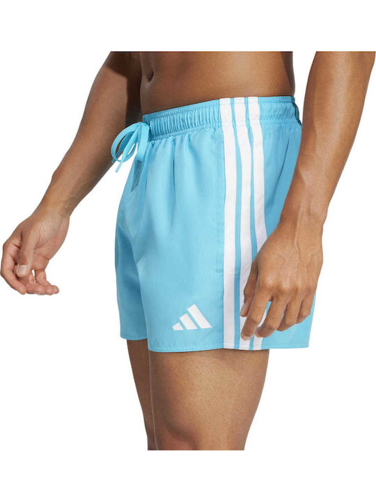 Performance Men's Swimwear Shorts Turquoise Striped