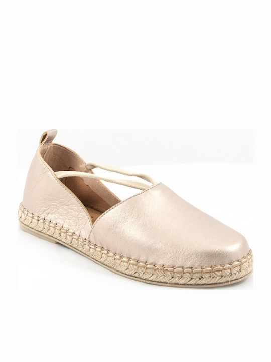 Women's Leather Espadrilles Sand