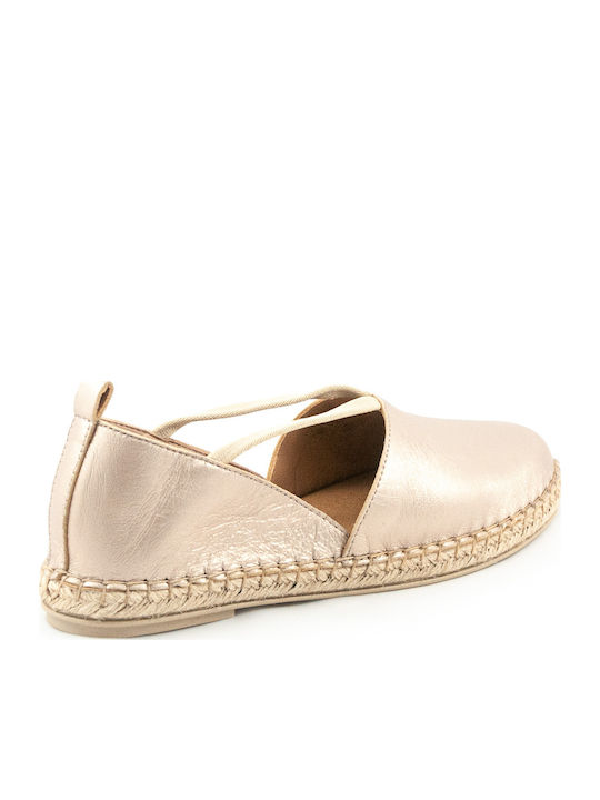 Women's Leather Espadrilles Sand
