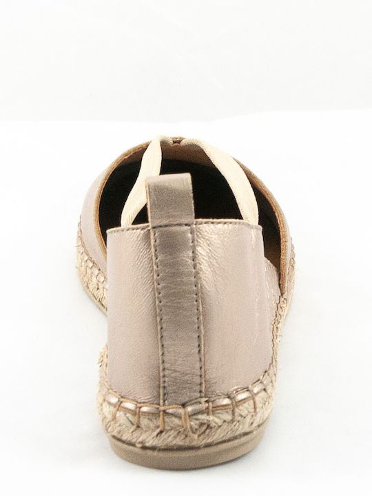 Women's Leather Espadrilles Sand