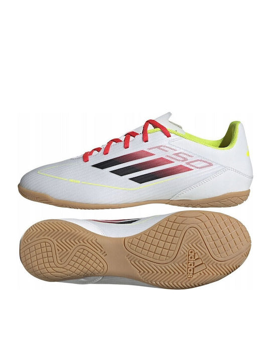 adidas F50 Club Fußballschuhe Halle Weiß