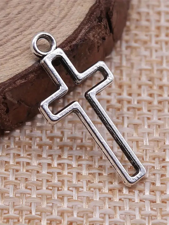 Panora Herren Kreuz aus Silber mit Schnur
