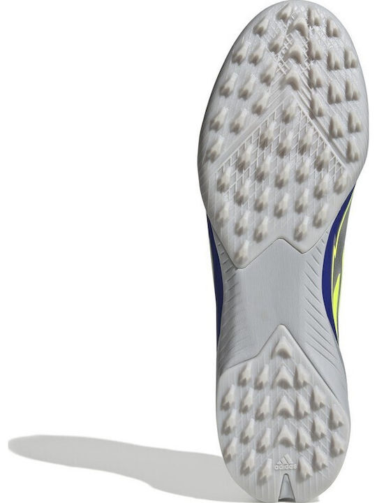 adidas F50 League Football Shoes with Molded Cleats Silver