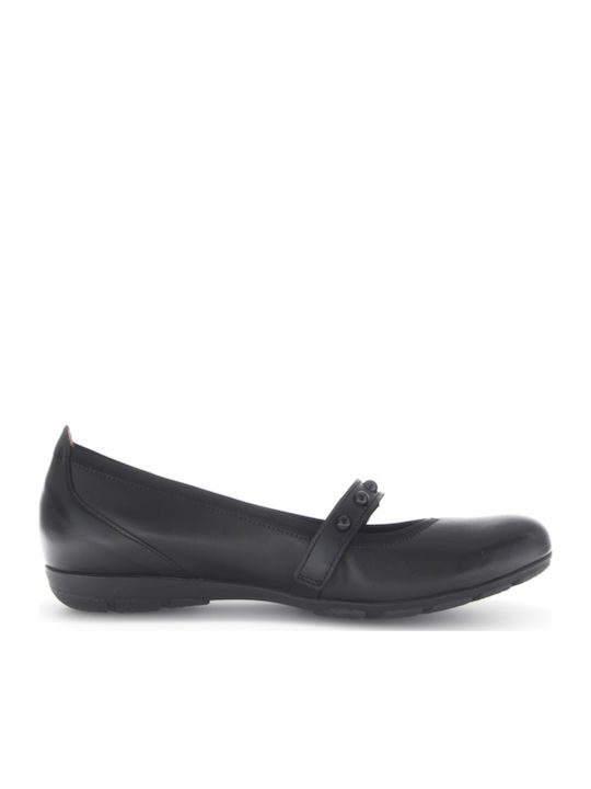 Pantofi balerini pentru femei cu Bareta in Negru Culori