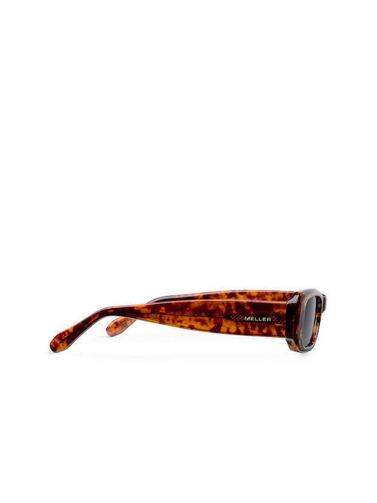 Meller Sisi Unisex Sunglasses with Brown Tartaruga Plastic Frame and Black Polarized Lens SIS-TIGCAR