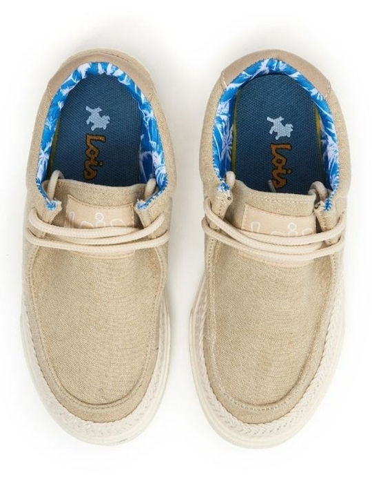 Lois Espadrilles Boy Beige Lace
