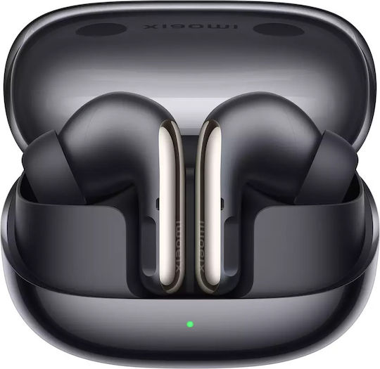 Xiaomi Buds 5 Pro Wi-Fi Bluetooth Handsfree Ακουστικά με Αντοχή στον Ιδρώτα και Θήκη Φόρτισης Translucent Black