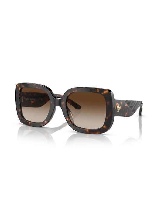Tory Burch Γυαλιά Ηλίου Καφέ με Κοκκάλινο Σκελετό Tory Burch Γυαλιά Ηλίου Καφέ με Κοκκάλινο Σκελετό