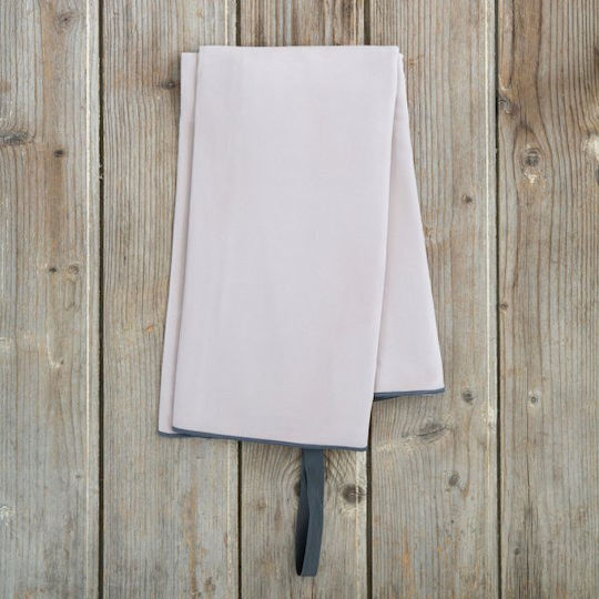 Nima Riva Prosop Din Microfibră Pentru Corp 200gr/m² Dublă Față Taupe Deschis 160x90cm