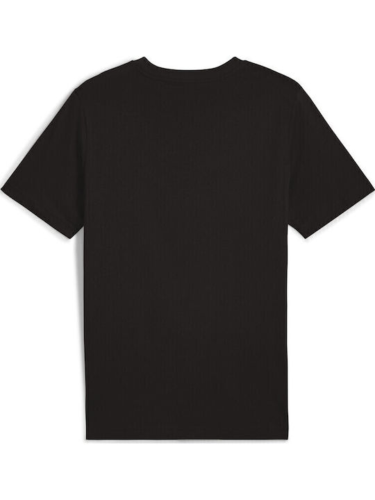Grafiken Sportliches T-Shirt Schwarz