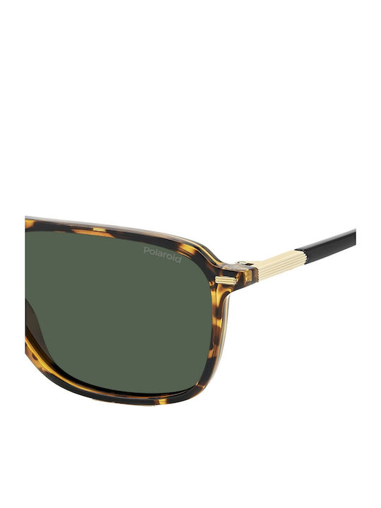 Polaroid Bărbătești Ochelari de soare cu Maro Tortoise Cadru și Verde Lentilă PLD4182/S/X 086/UC