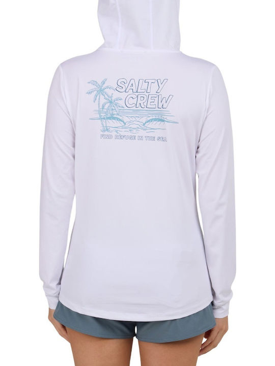 Salty Crew Αντηλιακή Μπλούζα White Salty Crew Αντηλιακή Μπλούζα White