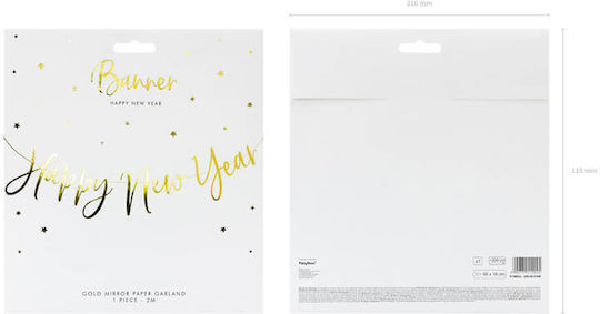 Happy New Year Banner για Party 66εκ.