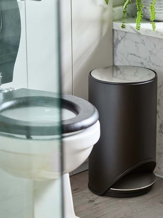 Joseph Joseph Metallic Bathroom Basket 10lt Black
