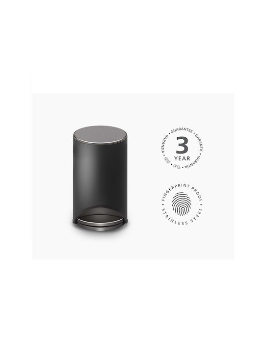 Joseph Joseph Metallic Bathroom Basket 10lt Black