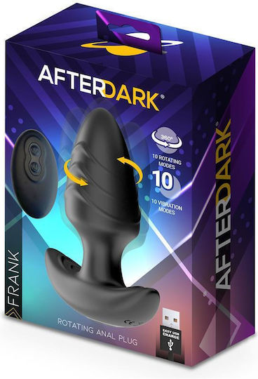 LateToBed Anal Plug with Wireless Functionality and Vibration Black 9.9cm