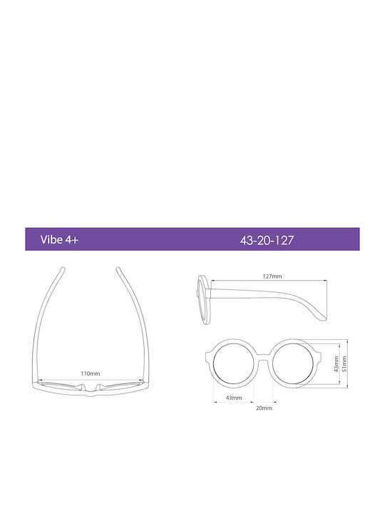 Real Shades Vibe Kid Unbreakable Kids Sunglasses Mint for 4-6 Years