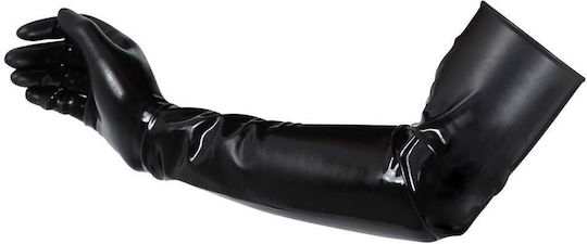 LateX Latex Gloves Mănuși sexy Negre