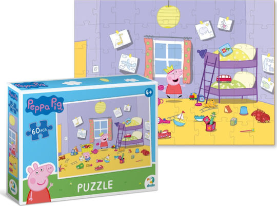 Детски Пъзел Peppa" Забавление за 4+ години+ Години 60бр Dodo
