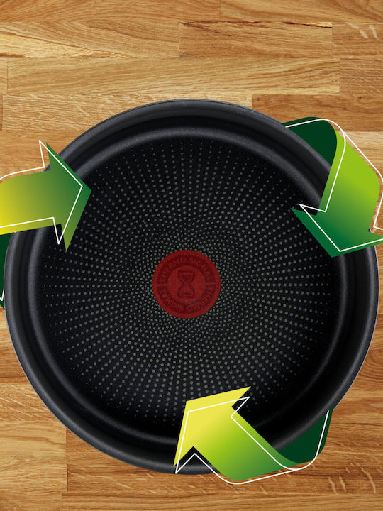 Tefal Ingenio React Σετ Τηγάνια από Αλουμίνιο με Αντικολλητική Επίστρωση 3τμχ