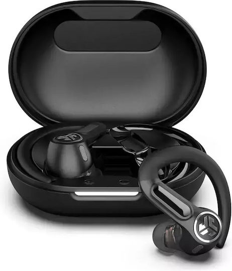 Jlab Epic Sport ANC 3 In-ear Bluetooth Handsfree Ακουστικά με Αντοχή στον Ιδρώτα και Θήκη Φόρτισης Μαύρα