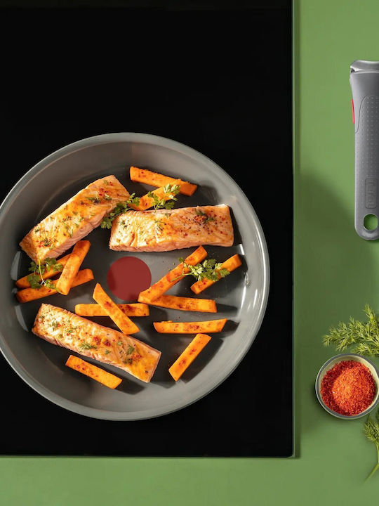Tefal Ingenio Renew Pfannen-Set Grey mit Keramikbeschichtung 3Stück