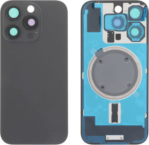 Заден капак iPhone 16 Pro черен титан