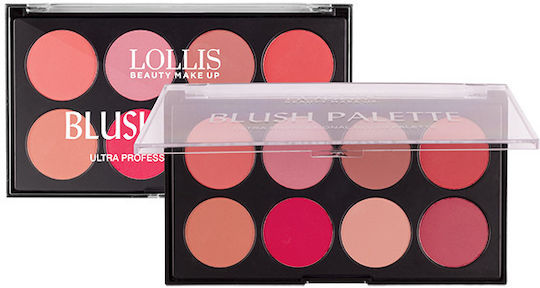 Lollis Beauty Make Up Παλέτα με Ρουζ