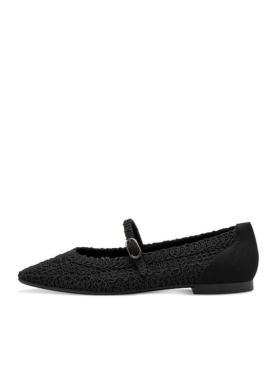 Damen Ballerinas Schwarz