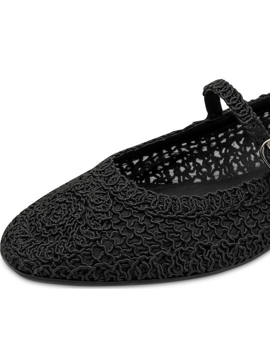 Damen Ballerinas Schwarz