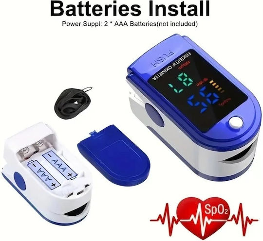 Professionelles Oximeter Fingerspitze Für Kinder Blau