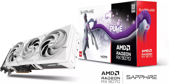 Sapphire Radeon RX 9070 16GB GDDR6 Reines Gaming OC Grafikkarte