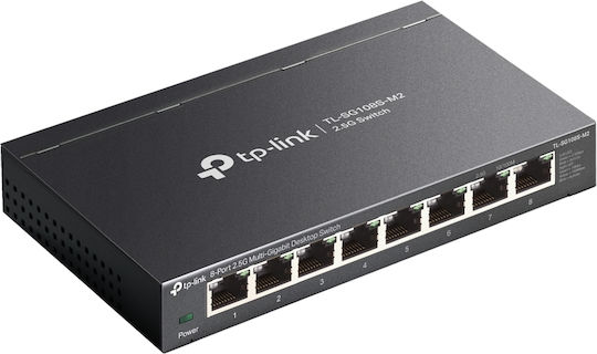 TP-LINK TL-SG108S-M2 Unmanaged L2 Switch with 8 Ethernet Ports