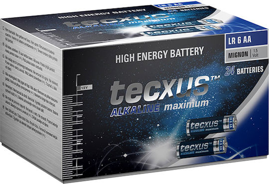 Tecxus Maximum Αλκαλικές Μπαταρίες AA 1.5V 24τμχ